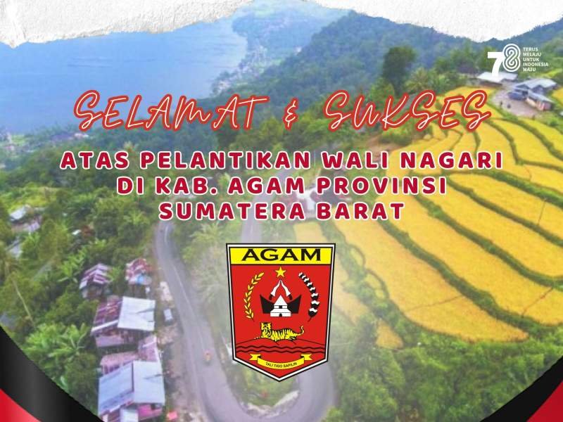 Pelantikan Wali Nagari Kab. Agam