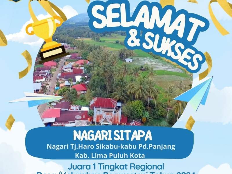 SITAPA Juara 1 Regional Desa/Kelurahan Berprestasi Tahun 2024